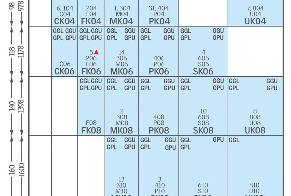 Pitched Roof Size Chart for blog post: How Old is my VELUX Window?