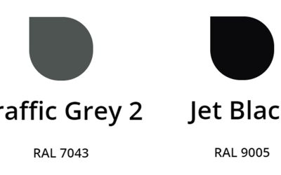 What colour are VELUX windows on the outside?