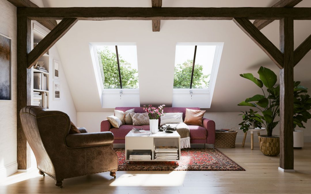 VELUX Heritage windows in an older room