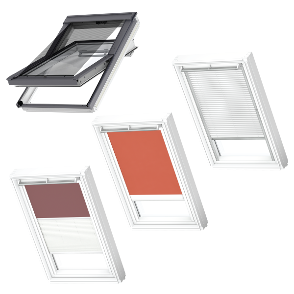 Accessories for VELUX window products include a variety of high quality blinds and awnings 