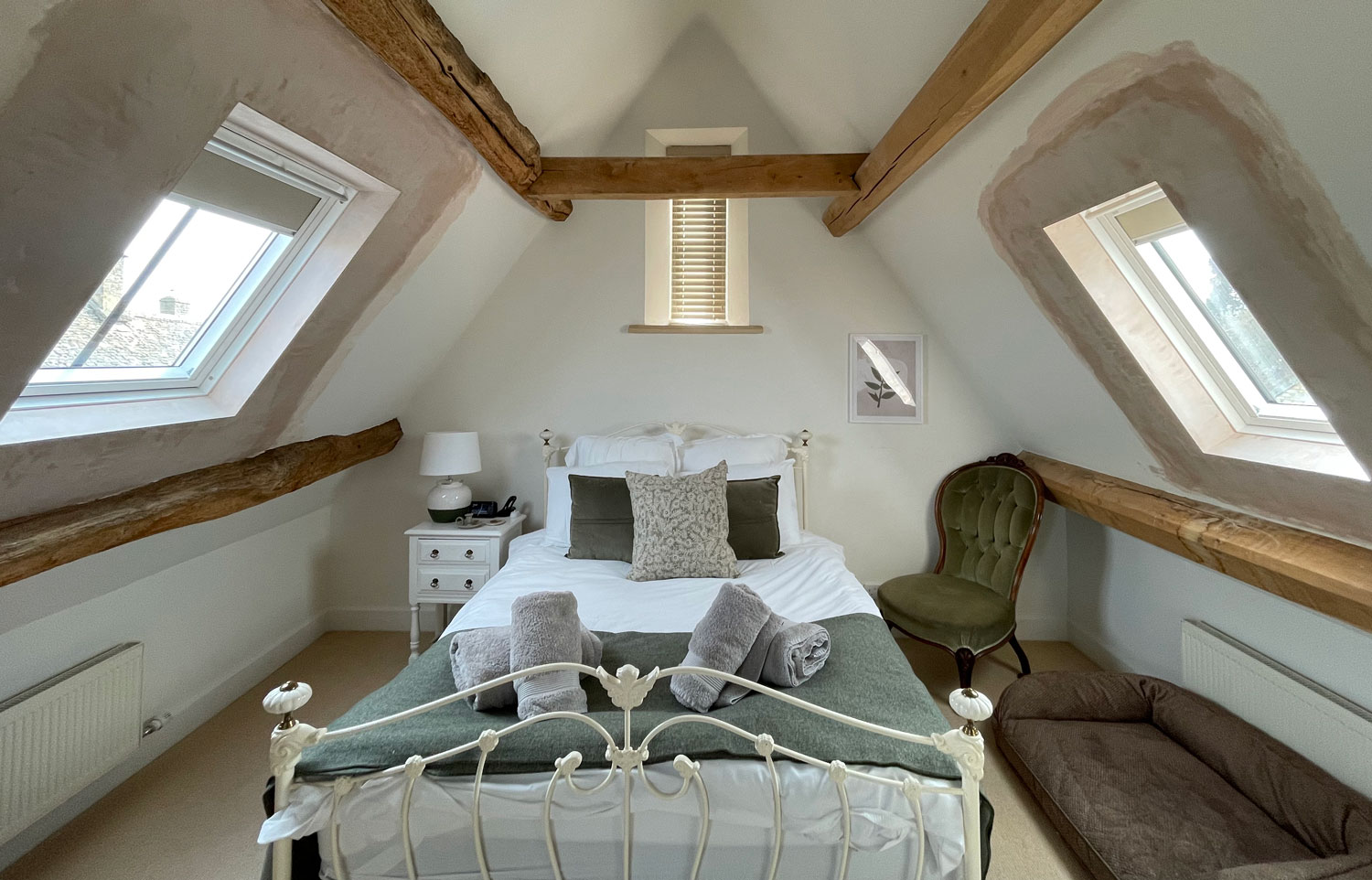 Client room with VELUX windows installed by HessianCole