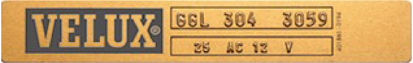 Velux Product Code Example 2