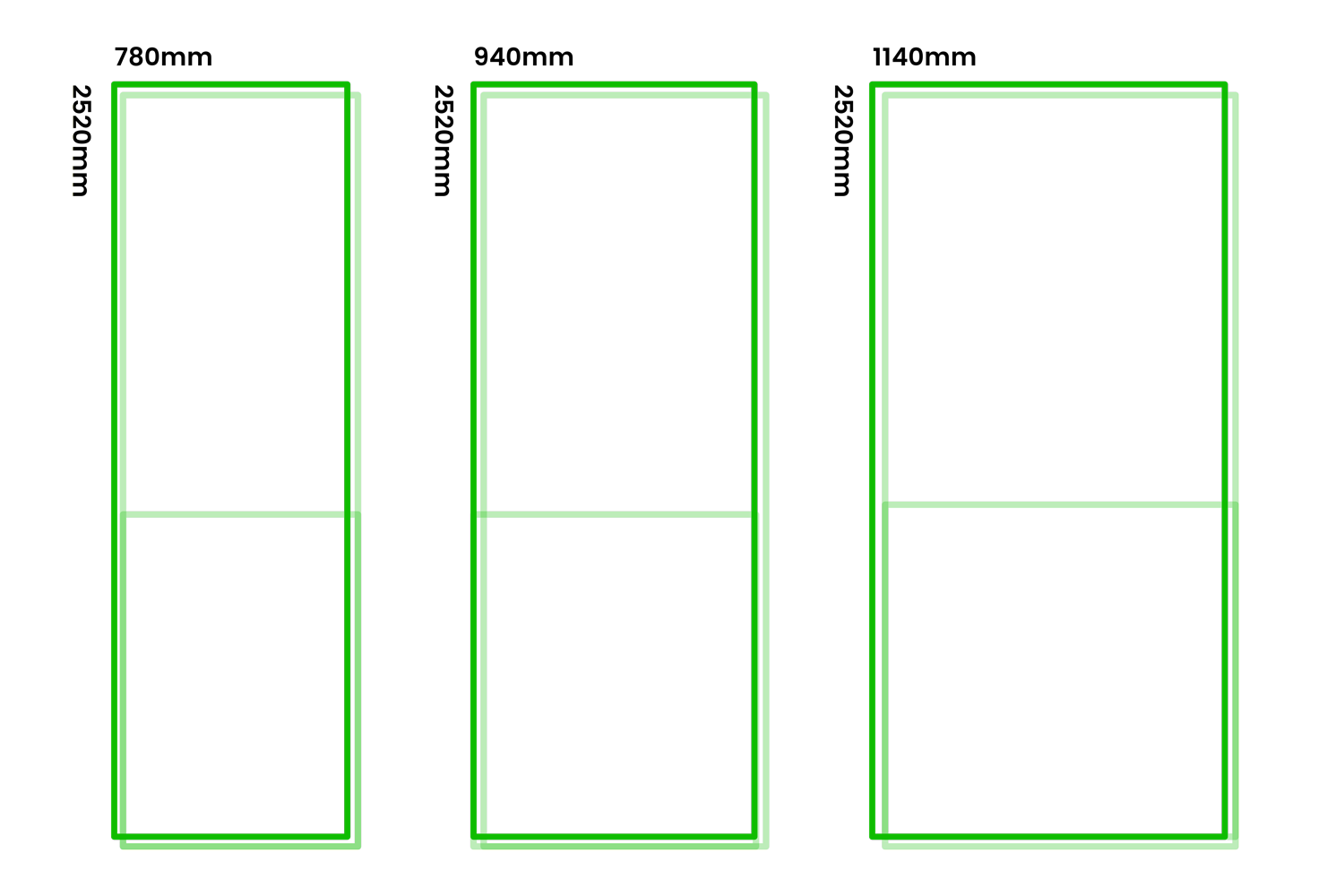 Velux cabrio balcony size chart