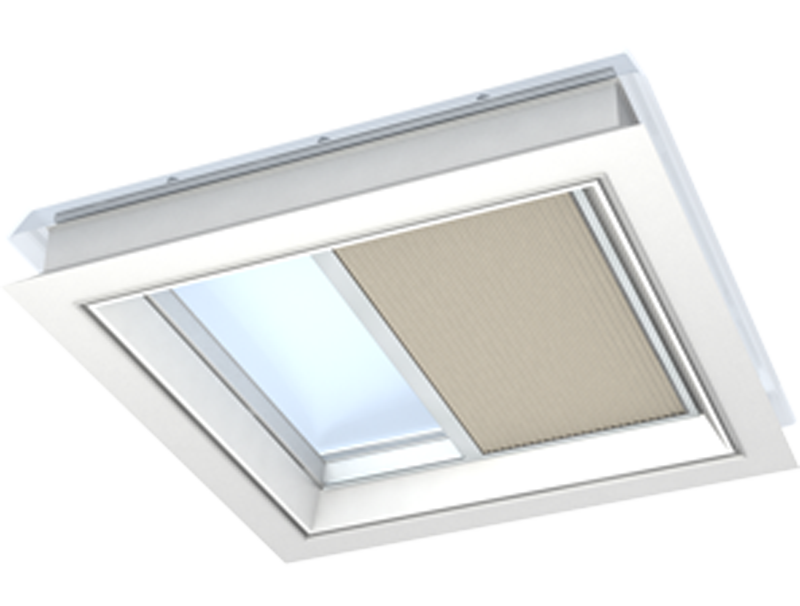 Flat Roof Pleated Blind